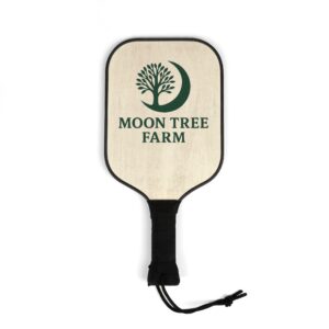 Pickleball Paddle Set – Moon Tree Farm Logo Kit (2 Paddles + Balls)