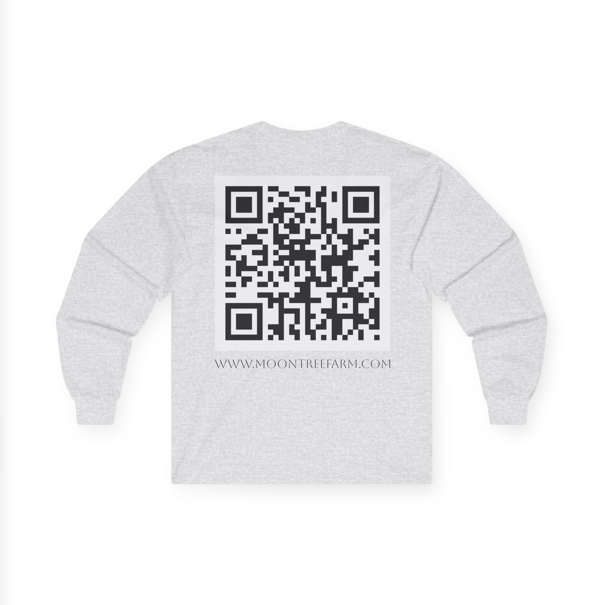 My Soap Is Goat Milk Long Sleeve Tee | Goat Milk Soap QR Code Back - Image 10