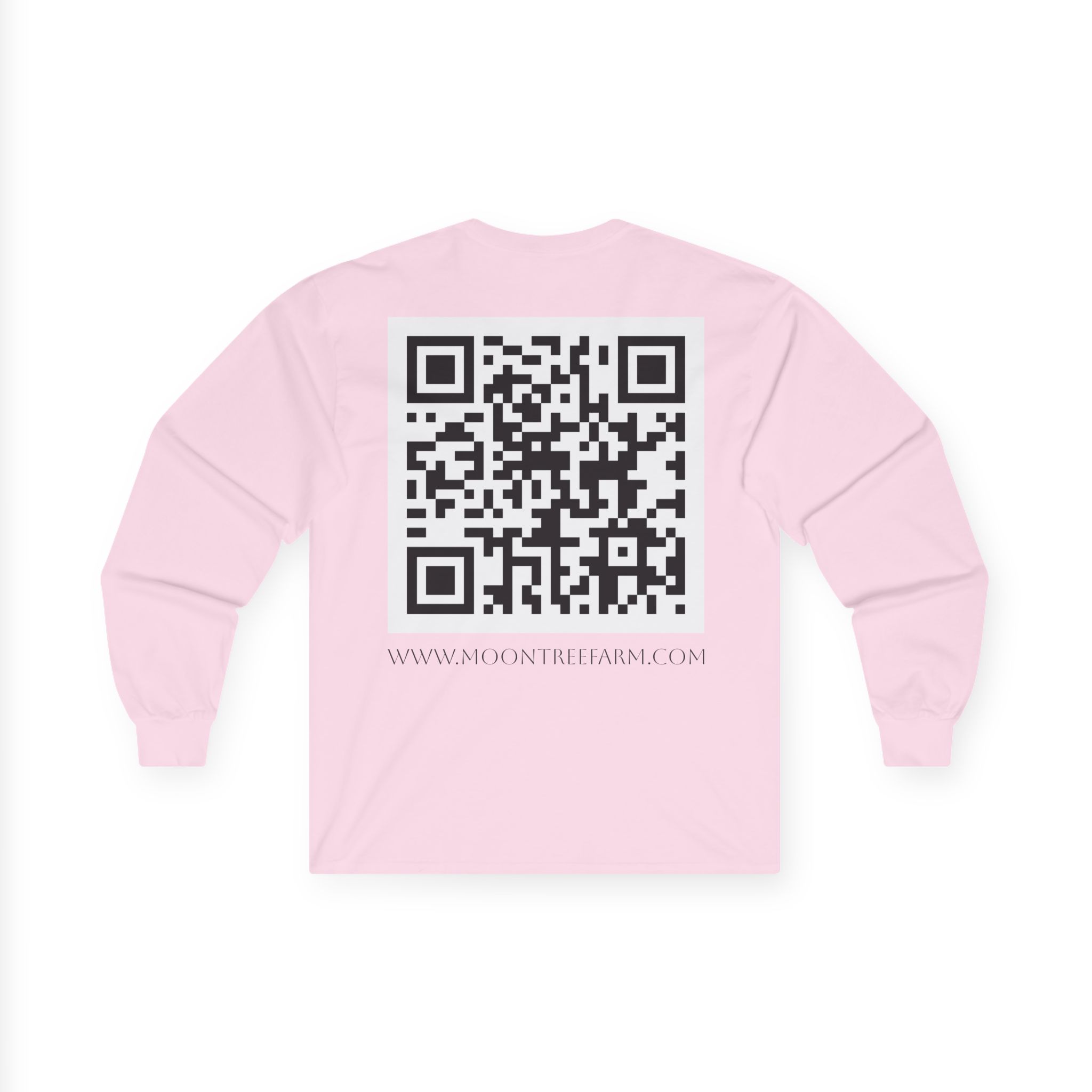 My Soap Is Goat Milk Long Sleeve Tee | Goat Milk Soap QR Code Back - Image 2