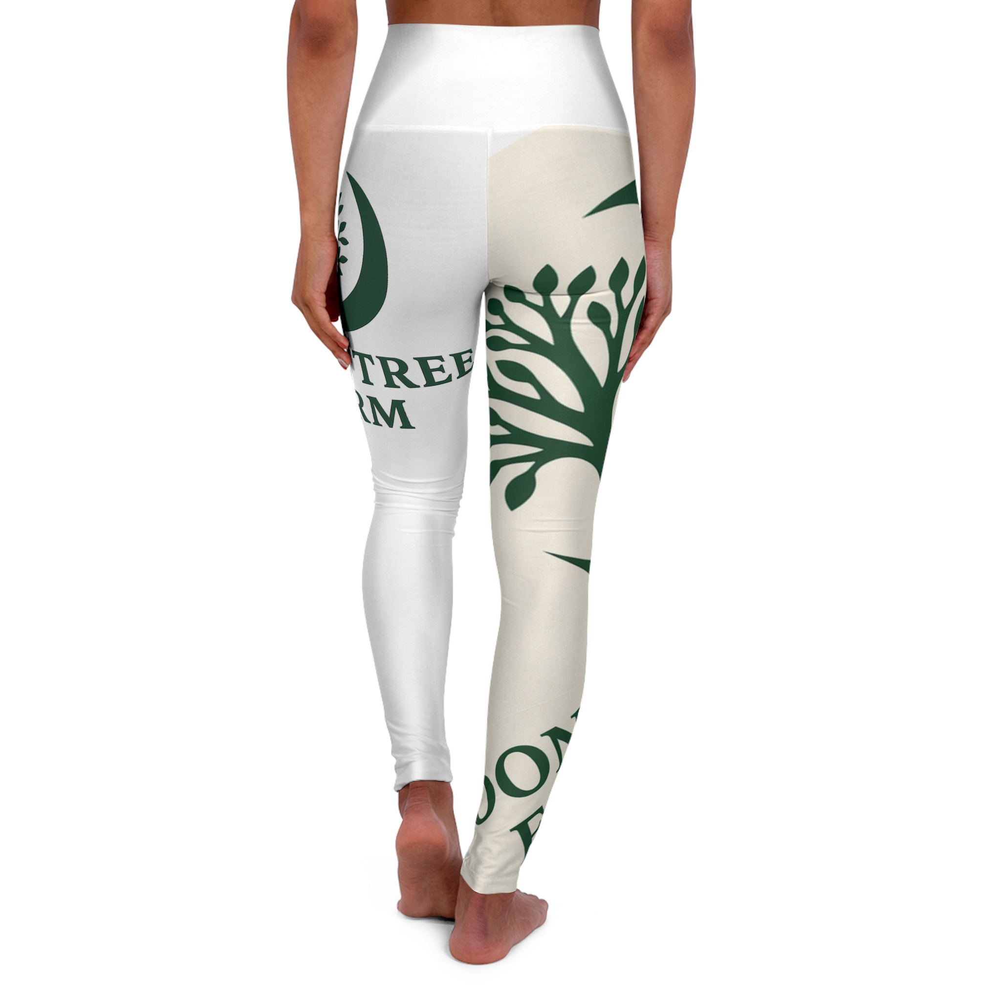 Yoga Leggings — "Moontree Farm" High-Waist All-Over Print - Image 2