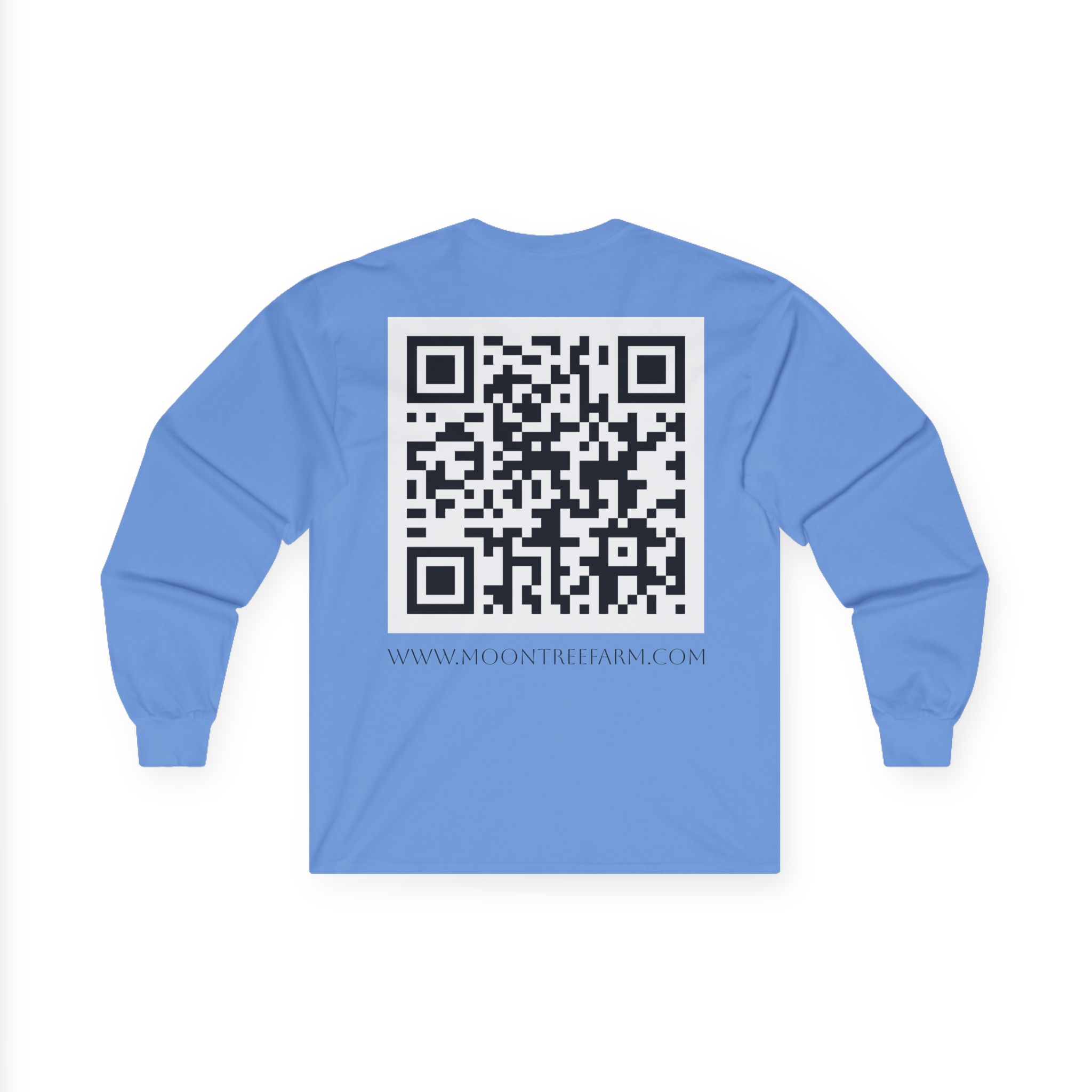 My Soap Is Goat Milk Long Sleeve Tee | Goat Milk Soap QR Code Back - Image 12