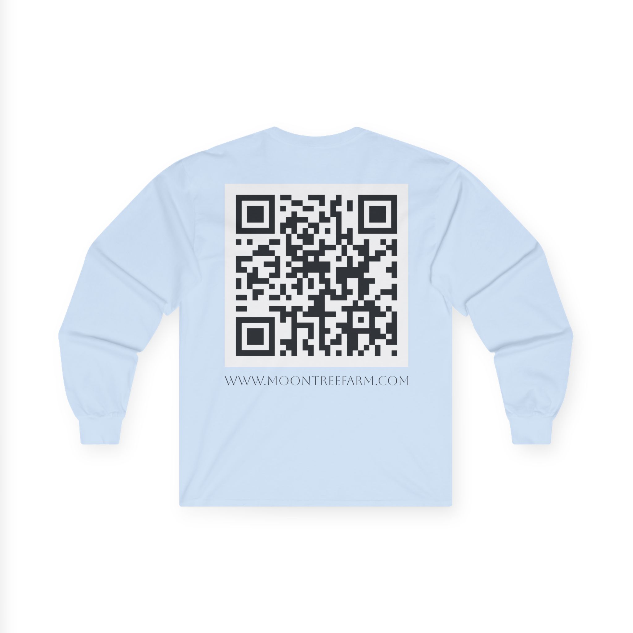 My Soap Is Goat Milk Long Sleeve Tee | Goat Milk Soap QR Code Back - Image 6