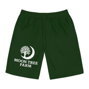Men's Board Shorts – Moon Tree Farm Logo Swim Trunks