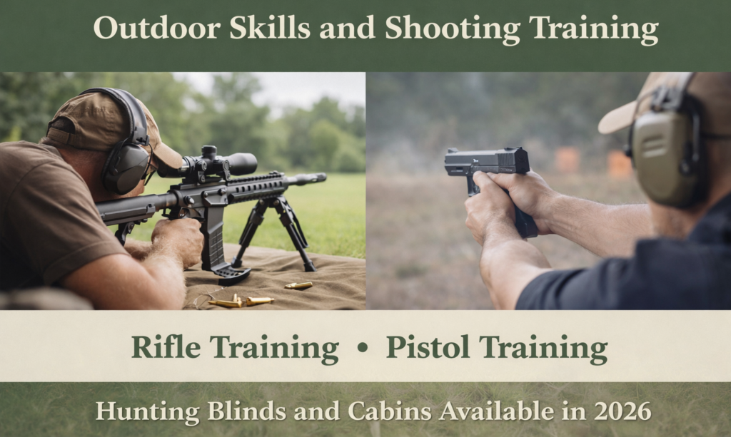 Outdoor Skills and Shooting Training at Moon Tree Farm