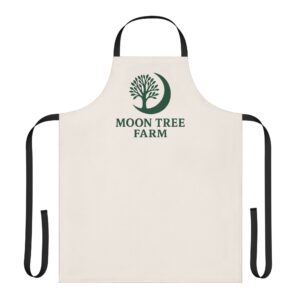 Moon Tree Farm Logo Apron - Organic Cotton Kitchen & Gardening Apron