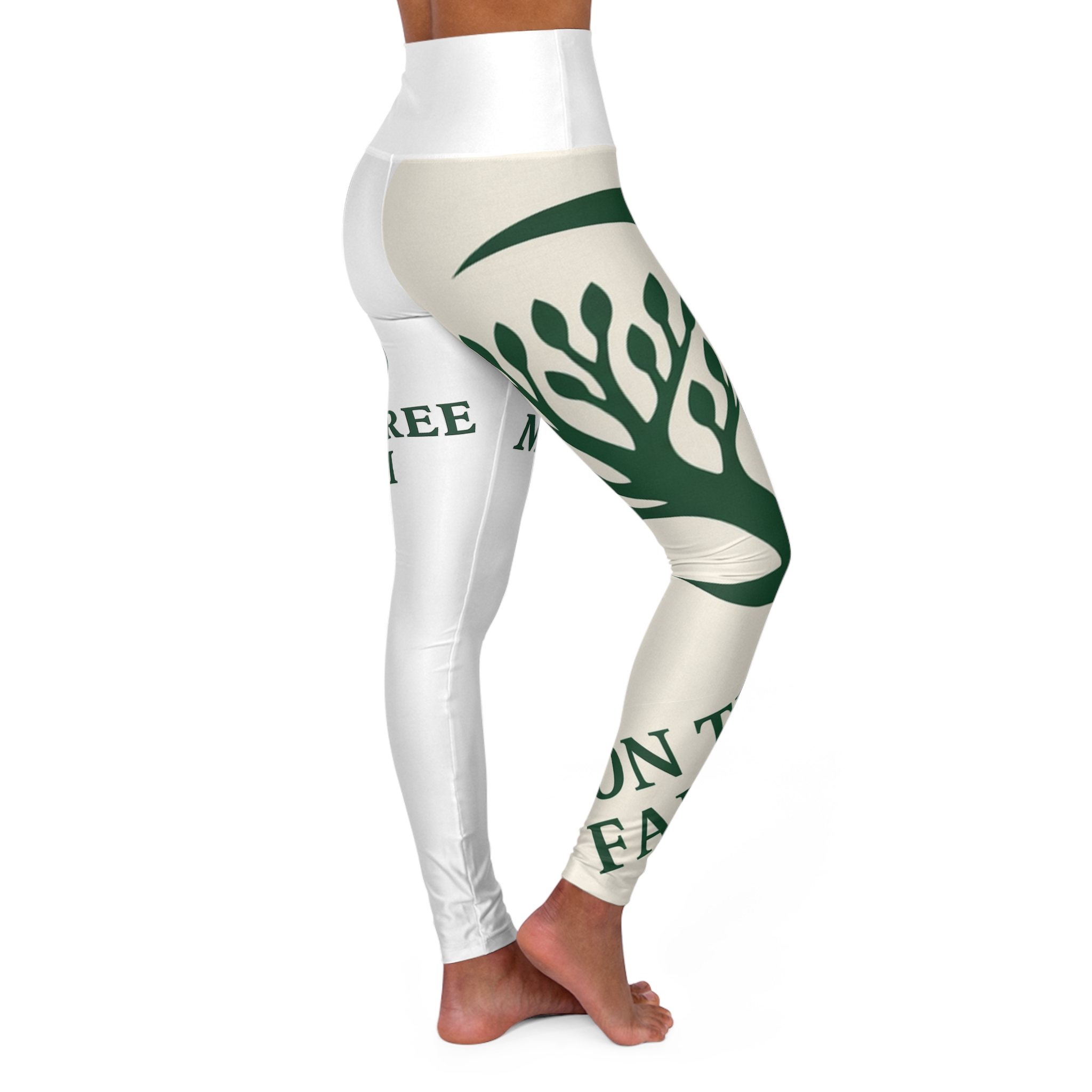 Yoga Leggings — "Moontree Farm" High-Waist All-Over Print - Image 4