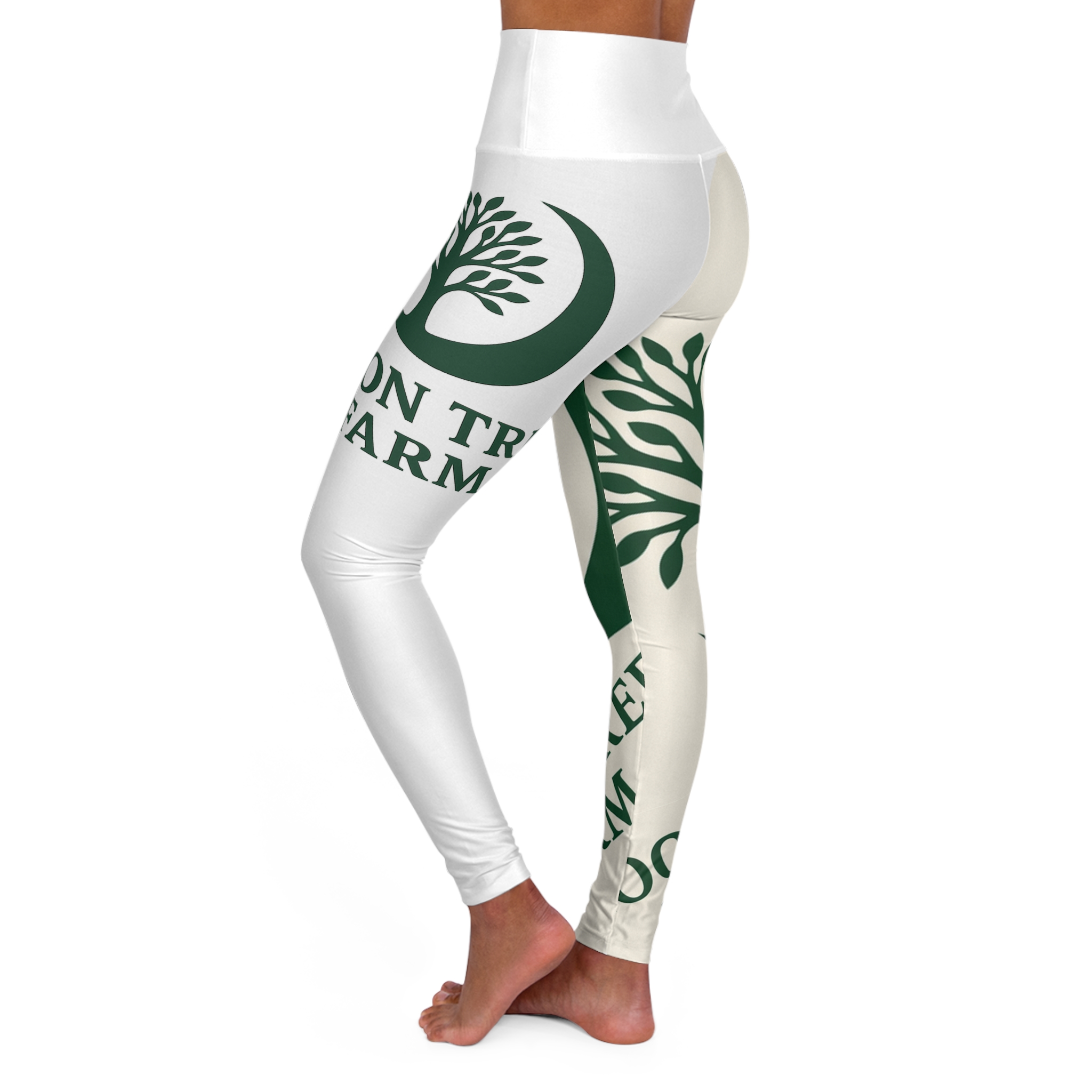 Yoga Leggings — "Moontree Farm" High-Waist All-Over Print - Image 3